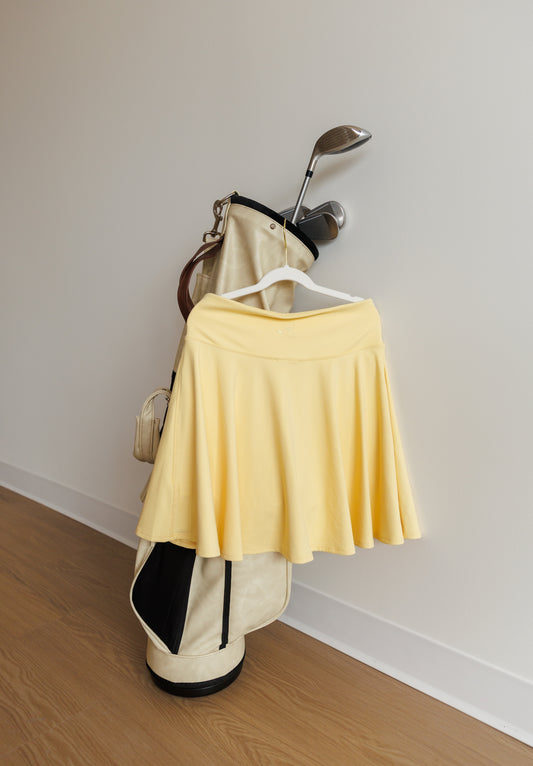 The Signature Skort - Butter Yellow