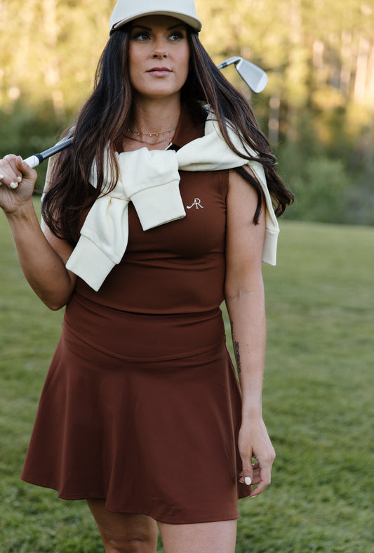 The Signature Skort - Espresso